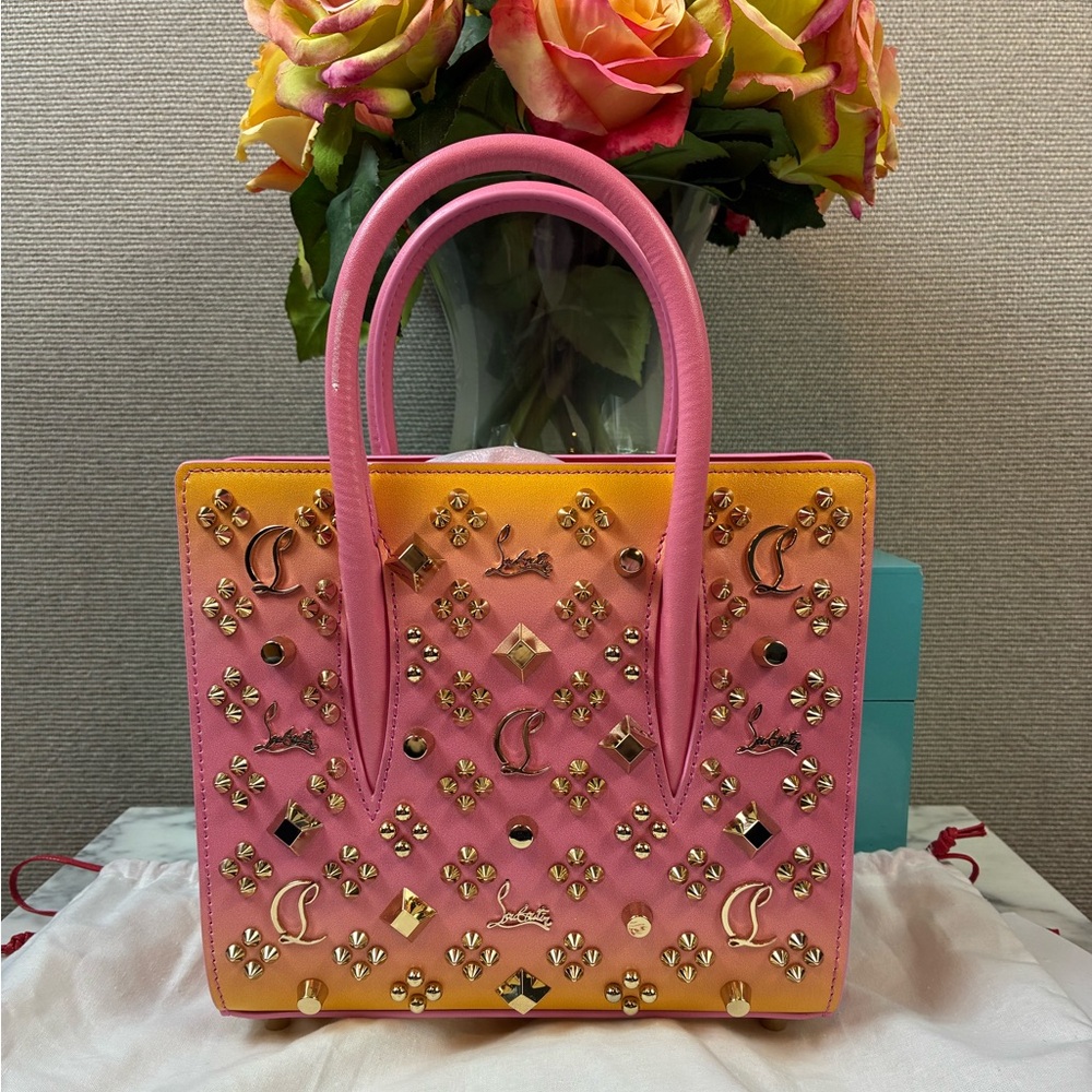Christian Louboutin Mini Paloma Degrade Sunset Pink RARE NWT - Retail $2390
